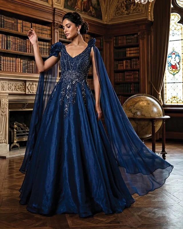 Vivaah Surat Imperial Cape Gown